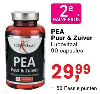 Aanbiedingen Pea puur + zuiver - Lucovitaal - Geldig van 06/03/2017 tot 26/03/2017 bij Holland & Barrett