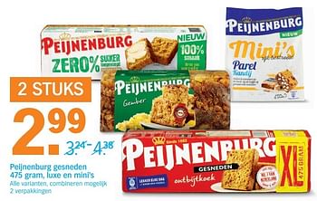 Aanbiedingen Peijnenburg gesneden - Peijnenburg - Geldig van 20/03/2017 tot 26/03/2017 bij Albert Heijn
