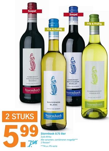 Aanbiedingen Stormhoek - Rode wijnen - Geldig van 20/03/2017 tot 26/03/2017 bij Albert Heijn