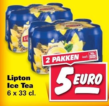 Aanbiedingen Lipton ice tea - Lipton - Geldig van 20/03/2017 tot 26/03/2017 bij Nettorama
