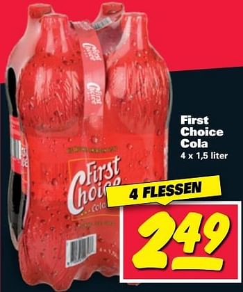 Aanbiedingen First choice cola - First choice - Geldig van 20/03/2017 tot 26/03/2017 bij Nettorama