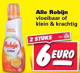 Aanbiedingen Alle robijn vloeibaar of klein + krachtig - Robijn - Geldig van 20/03/2017 tot 26/03/2017 bij Nettorama