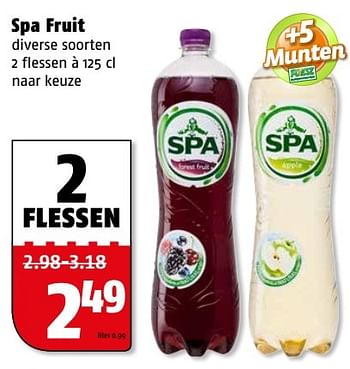 Aanbiedingen Spa fruit - Spa - Geldig van 20/03/2017 tot 26/03/2017 bij Poiesz