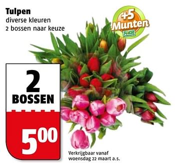 Aanbiedingen Tulpen - Huismerk Poiesz - Geldig van 20/03/2017 tot 26/03/2017 bij Poiesz