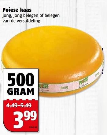 Aanbiedingen Poiesz kaas - Huismerk Poiesz - Geldig van 20/03/2017 tot 26/03/2017 bij Poiesz