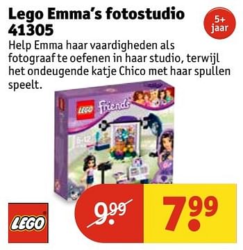 Aanbiedingen Lego emma`s fotostudio 41305 - Lego - Geldig van 21/03/2017 tot 26/03/2017 bij Kruidvat