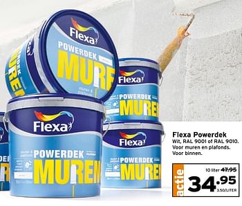 Aanbiedingen Flexa powerdek - Flexa - Geldig van 20/03/2017 tot 26/03/2017 bij Gamma