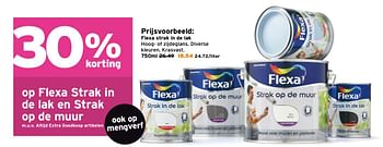 Aanbiedingen Flexa strak in de lak - Flexa - Geldig van 20/03/2017 tot 26/03/2017 bij Gamma