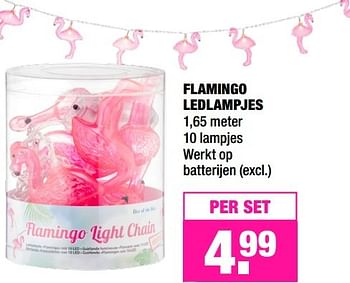 Aanbiedingen Flamingo ledlampjes - Flamingo - Geldig van 21/03/2017 tot 26/03/2017 bij Big Bazar
