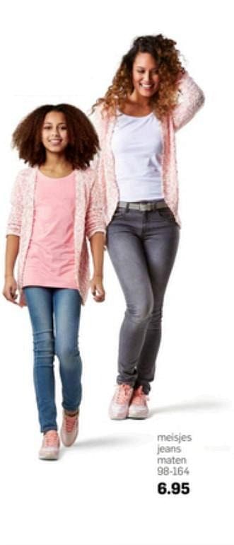 Aanbiedingen Meisjes jeans - Huismerk - Action - Geldig van 22/03/2017 tot 28/03/2017 bij Action