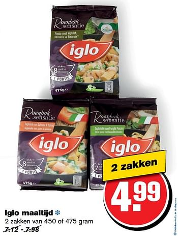 Aanbiedingen Iglo maaltijd - Iglo - Geldig van 22/03/2017 tot 28/03/2017 bij Hoogvliet