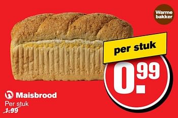 Aanbiedingen Maisbrood - Huismerk - Hoogvliet - Geldig van 22/03/2017 tot 28/03/2017 bij Hoogvliet
