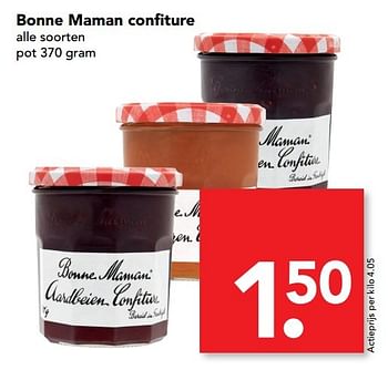 Aanbiedingen Bonne maman confiture - Bonne Maman - Geldig van 26/03/2017 tot 01/04/2017 bij Deen Supermarkten