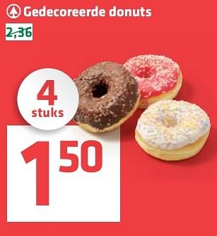 Aanbiedingen Gedecoreerde donuts - Spar - Geldig van 23/03/2017 tot 29/03/2017 bij Spar
