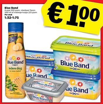 Aanbiedingen Blue band - Blue Band - Geldig van 26/03/2017 tot 01/04/2017 bij Plus