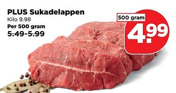 Aanbiedingen Plus sukadelappen - Huismerk - Plus - Geldig van 26/03/2017 tot 01/04/2017 bij Plus