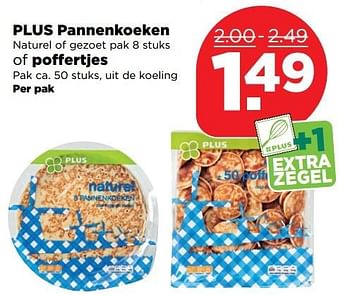 Aanbiedingen Plus pannenkoeken - Huismerk - Plus - Geldig van 26/03/2017 tot 01/04/2017 bij Plus