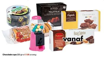 Aanbiedingen Chocolade cups - Huismerk - Wibra - Geldig van 20/03/2017 tot 01/04/2017 bij Wibra