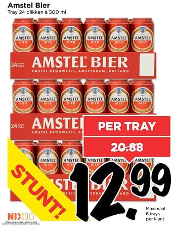 Aanbiedingen Amstel bier - Amstel - Geldig van 26/03/2017 tot 01/04/2017 bij Vomar