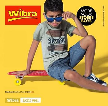 Aanbiedingen Skateboard - Huismerk - Wibra - Geldig van 20/03/2017 tot 01/04/2017 bij Wibra