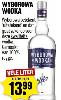 Aanbiedingen Wyborowa wodka - Wyborowa - Geldig van 26/03/2017 tot 01/04/2017 bij Dirk III