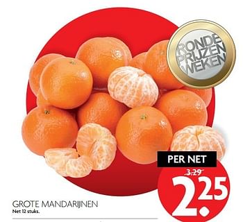 Aanbiedingen Grote mandarijnen - Huismerk - Deka Markt - Geldig van 26/03/2017 tot 01/04/2017 bij Deka Markt