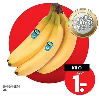 Aanbiedingen Bananen - Alvita - Geldig van 26/03/2017 tot 01/04/2017 bij Deka Markt