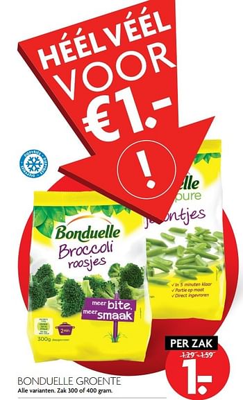 Aanbiedingen Bonduelle groente - Bonduelle - Geldig van 26/03/2017 tot 01/04/2017 bij Deka Markt