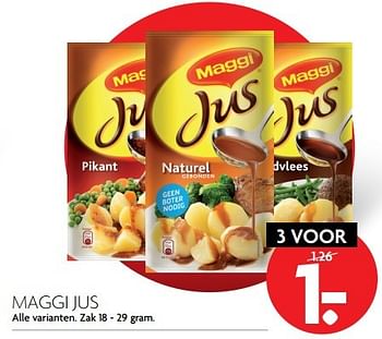 Aanbiedingen Maggi jus - MAGGI - Geldig van 26/03/2017 tot 01/04/2017 bij Deka Markt