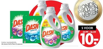 Aanbiedingen Dash wasmiddel - Dash - Geldig van 26/03/2017 tot 01/04/2017 bij Deka Markt
