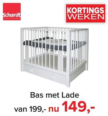 Aanbiedingen Bas met lade - Schardt - Geldig van 06/03/2017 tot 02/04/2017 bij Baby-Dump