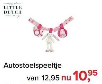 Aanbiedingen Autostoelspeeltje - Little Dutch - Geldig van 06/03/2017 tot 02/04/2017 bij Baby-Dump