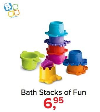 Aanbiedingen Bath stacks of fun - B Kids - Geldig van 06/03/2017 tot 02/04/2017 bij Baby-Dump