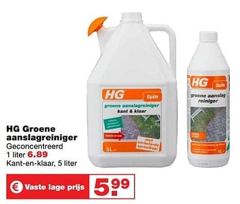 Aanbiedingen Hg groene aanslagreiniger - HG - Geldig van 27/03/2017 tot 02/04/2017 bij Praxis