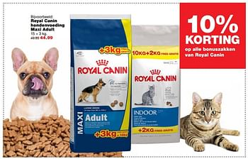 Aanbiedingen Royal canin hondenvoeding maxi adult - Royal Canin - Geldig van 27/03/2017 tot 02/04/2017 bij Praxis