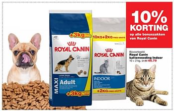 Aanbiedingen Royal canin kattenvoeding indoor - Royal Canin - Geldig van 27/03/2017 tot 02/04/2017 bij Praxis