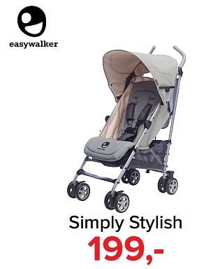 Aanbiedingen Simply stylish - Easywalker - Geldig van 06/03/2017 tot 02/04/2017 bij Baby-Dump