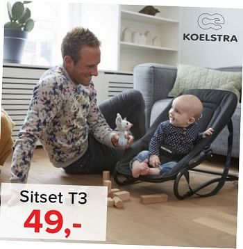 Aanbiedingen Sitset t3 - Koelstra - Geldig van 06/03/2017 tot 02/04/2017 bij Baby-Dump