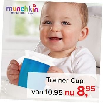 Aanbiedingen Trainer cup - Munchkin - Geldig van 06/03/2017 tot 02/04/2017 bij Baby-Dump