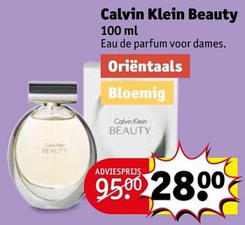 Aanbiedingen Calvin klein beauty - Calvin Klein - Geldig van 28/03/2017 tot 09/04/2017 bij Kruidvat