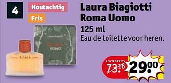 Aanbiedingen Laura biagiotti roma uomo - Laura Biagiott - Geldig van 28/03/2017 tot 09/04/2017 bij Kruidvat