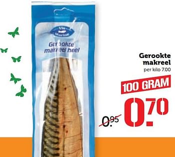 Aanbiedingen Gerookte makreel - Huismerk - Coop - Geldig van 27/03/2017 tot 02/04/2017 bij Coop