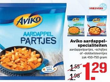 Aanbiedingen Aviko aardappelspecialiteiten - Aviko - Geldig van 27/03/2017 tot 02/04/2017 bij Coop