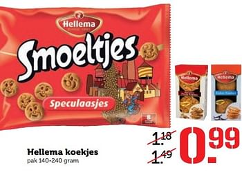 Aanbiedingen Hellema koekjes - Hellema - Geldig van 27/03/2017 tot 02/04/2017 bij Coop