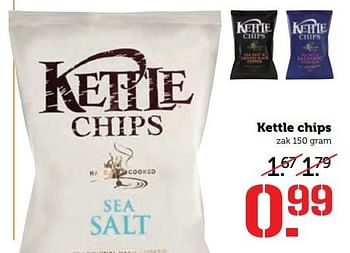 Aanbiedingen Kettle chips - Kettle - Geldig van 27/03/2017 tot 02/04/2017 bij Coop