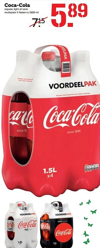 Aanbiedingen Coca-cola regular, light of zero - Coca Cola - Geldig van 27/03/2017 tot 02/04/2017 bij Coop