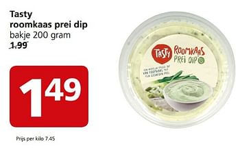 Aanbiedingen Tasty roomkaas prei dip - Huismerk - Jan Linders - Geldig van 27/03/2017 tot 02/04/2017 bij Jan Linders