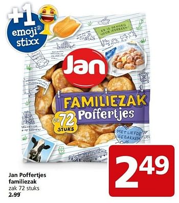 Aanbiedingen Jan poffertjes familiezak - Jan - Geldig van 27/03/2017 tot 02/04/2017 bij Jan Linders