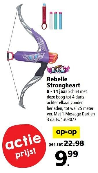 Aanbiedingen Rebelle strongheart - Huismerk - Intertoys - Geldig van 20/03/2017 tot 02/04/2017 bij Intertoys