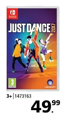 Aanbiedingen Just dance 2017 - Ubisoft - Geldig van 20/03/2017 tot 02/04/2017 bij Intertoys